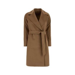 Mm Studio Women Camel Wool Dravenna Coat
